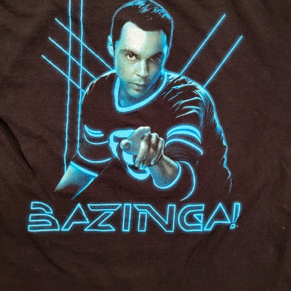 Big bang theory Tron tshirt, size large - Picture 2 of 5
